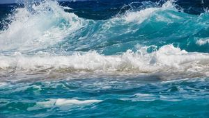 Preview wallpaper waves, sea, surf, foam