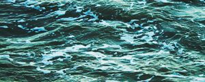 Preview wallpaper waves, sea, water, ripples, foam