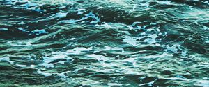 Preview wallpaper waves, sea, water, ripples, foam