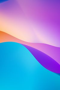 Preview wallpaper waves, shapes, gradient, abstraction