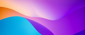 Preview wallpaper waves, shapes, gradient, abstraction