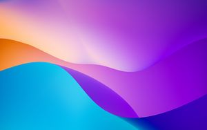 Preview wallpaper waves, shapes, gradient, abstraction