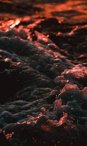 Preview wallpaper waves, spray, foam, sea, macro