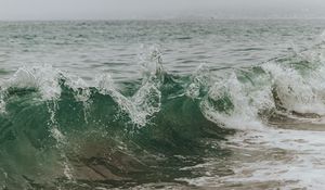Preview wallpaper waves, spray, sea, water