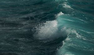 Preview wallpaper waves, spray, water, sea
