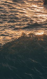 Preview wallpaper waves, spray, water, sea, body of water