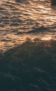 Preview wallpaper waves, spray, water, sea, body of water