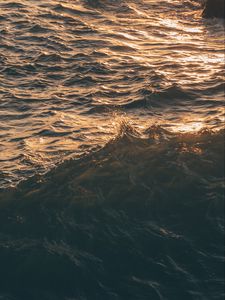 Preview wallpaper waves, spray, water, sea, body of water