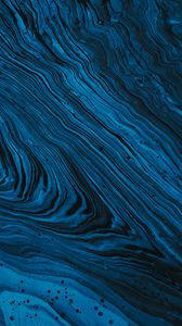 Preview wallpaper waves, stains, paint, liquid, blue