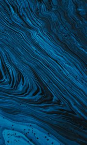 Preview wallpaper waves, stains, paint, liquid, blue