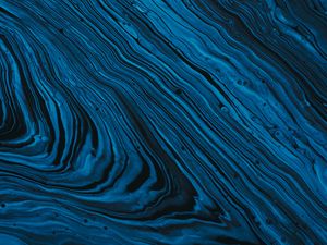 Preview wallpaper waves, stains, paint, liquid, blue