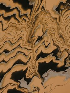 Preview wallpaper waves, stains, paint, liquid, brown
