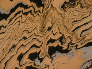 Preview wallpaper waves, stains, paint, liquid, brown