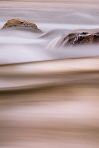 Preview wallpaper waves, stones, water, long exposure, blur