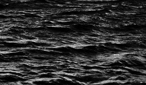 Preview wallpaper waves, water, black