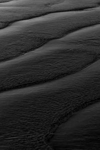 Preview wallpaper waves, water, bw, black, sea