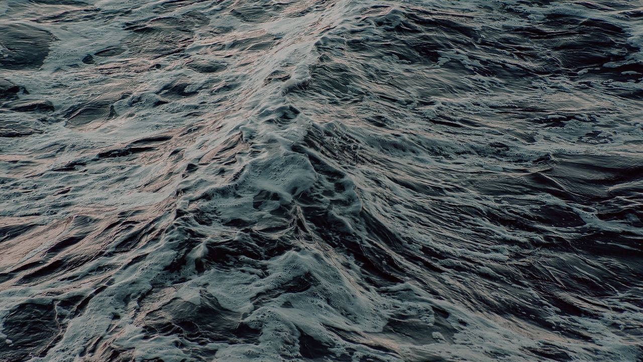 Wallpaper waves, water, foam, spray