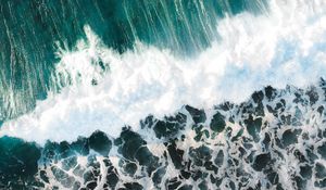 Preview wallpaper waves, water, foam, surf