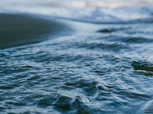 Preview wallpaper waves, water, macro, ripples, sea