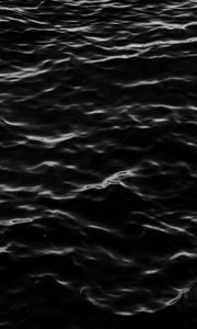Preview wallpaper waves, water, ripples, black