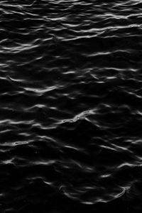 Preview wallpaper waves, water, ripples, black