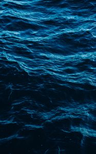 Preview wallpaper waves, water, ripples, surface, blue