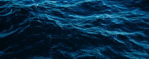 Preview wallpaper waves, water, ripples, surface, blue