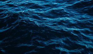 Preview wallpaper waves, water, ripples, surface, blue