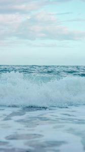 Preview wallpaper waves, water, sea, coast, beach