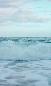 Preview wallpaper waves, water, sea, coast, beach
