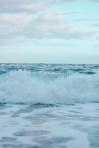 Preview wallpaper waves, water, sea, coast, beach