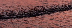 Preview wallpaper waves, water, sea, dusk