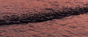 Preview wallpaper waves, water, sea, dusk