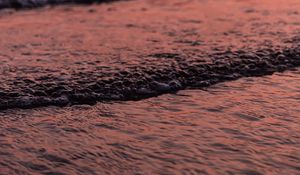 Preview wallpaper waves, water, sea, dusk