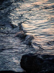 Preview wallpaper waves, water, spray, stream