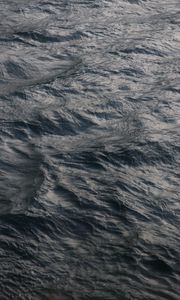 Preview wallpaper waves, water, surface, gray