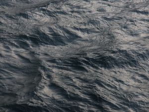 Preview wallpaper waves, water, surface, gray