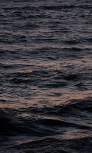 Preview wallpaper waves, water, surface, dark, body of water