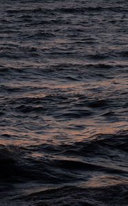 Preview wallpaper waves, water, surface, dark, body of water