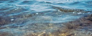 Preview wallpaper waves, water, transparent, lake