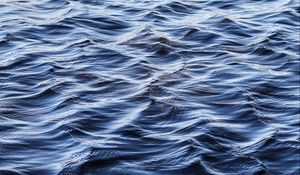 Preview wallpaper waves, water, wavy, ripples, glare
