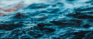Preview wallpaper waves, water, wavy, ripples, sea