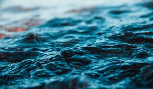 Preview wallpaper waves, water, wavy, ripples, sea