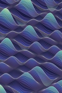 Preview wallpaper waves, waviness, pattern, blue