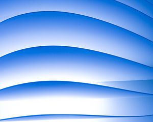 Preview wallpaper waves, wavy, stripes, lines, blue