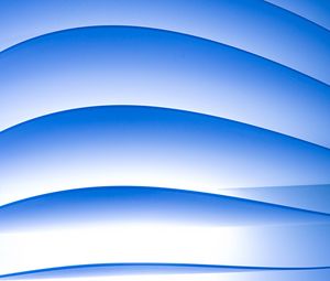 Preview wallpaper waves, wavy, stripes, lines, blue