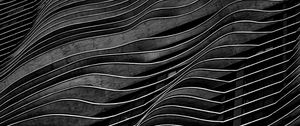 Preview wallpaper waves, wavy, volume, black, texture