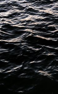 Preview wallpaper waves, wavy, water, glare, dark