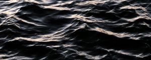 Preview wallpaper waves, wavy, water, glare, dark