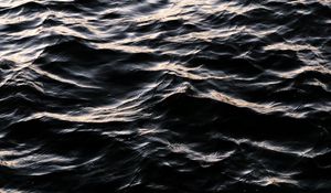 Preview wallpaper waves, wavy, water, glare, dark